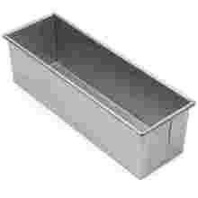 Amazon Vendor Acier au carbone en acier à usage professionnel Nonstick Loaf Pan Silver